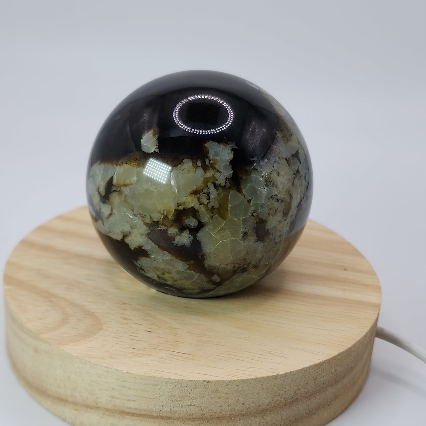*Football Agate Sphere