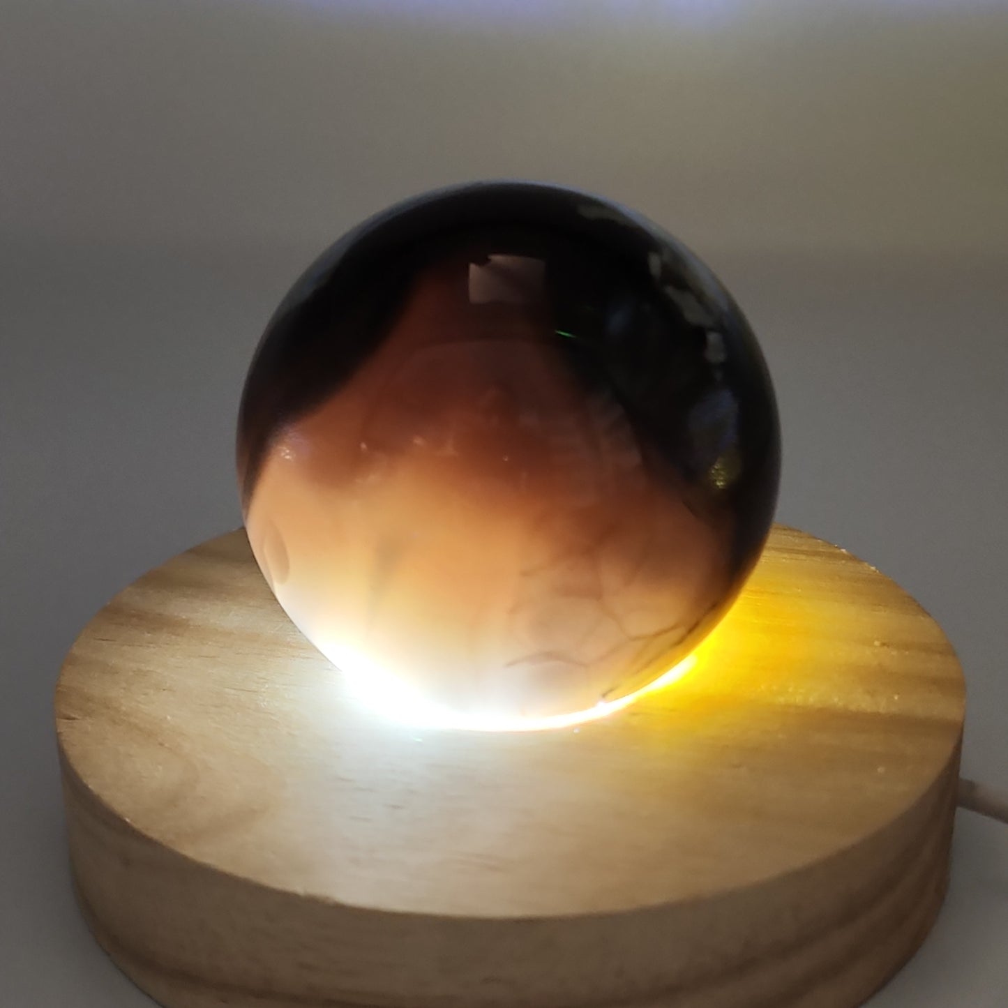 *Football Agate Sphere