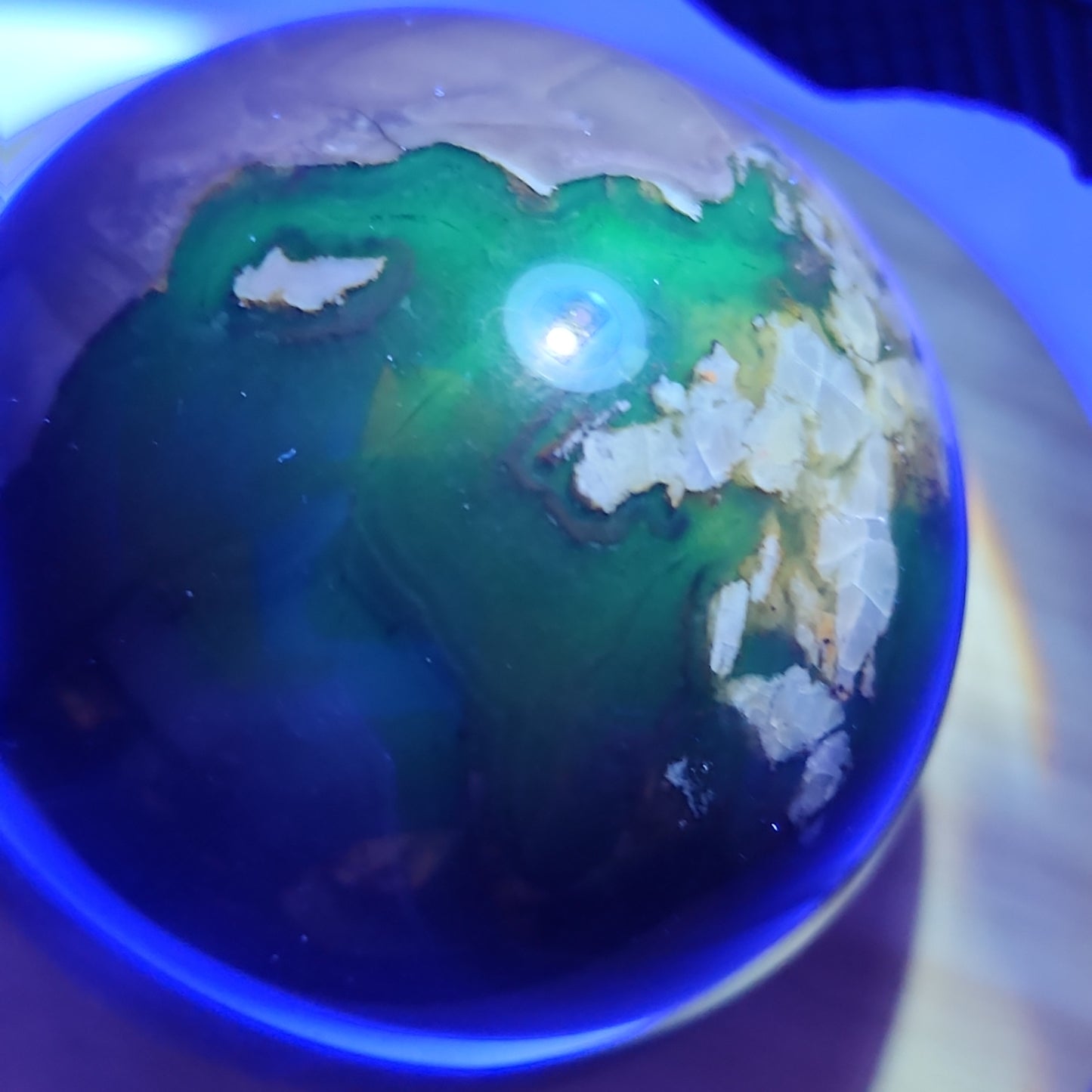*Football Agate Sphere