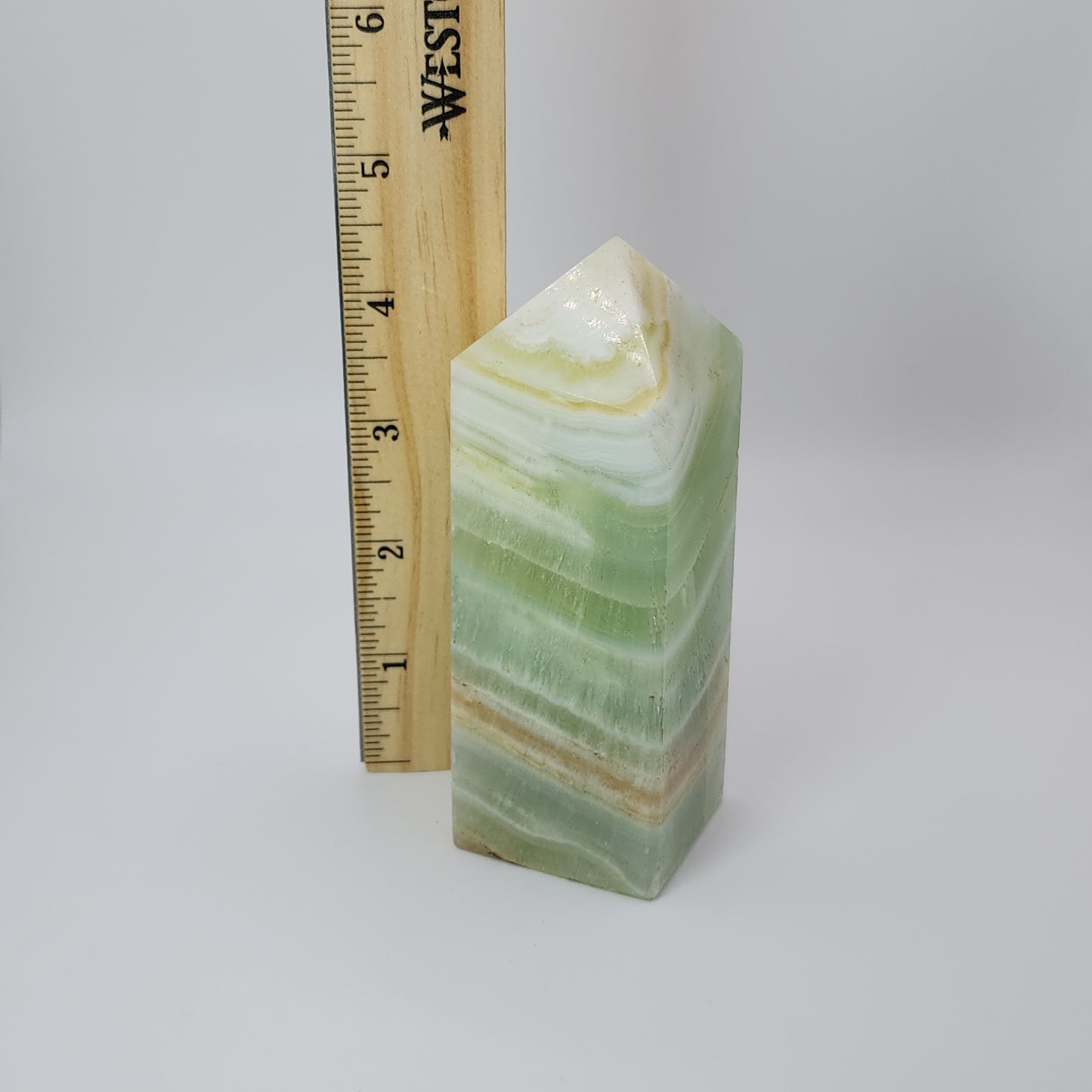 *Pistachio Calcite Tower
