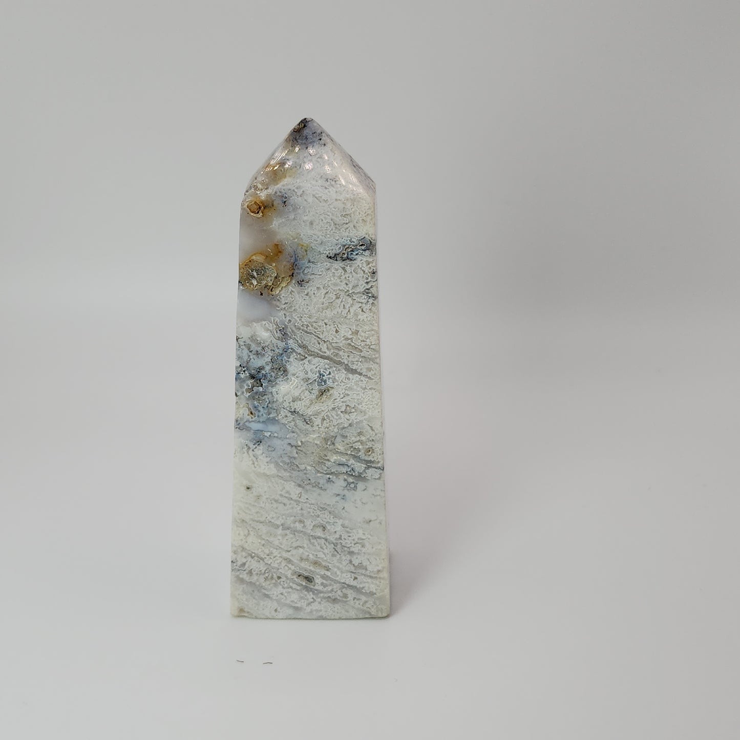 Dendritic Blue Agate Tower - Indonesia