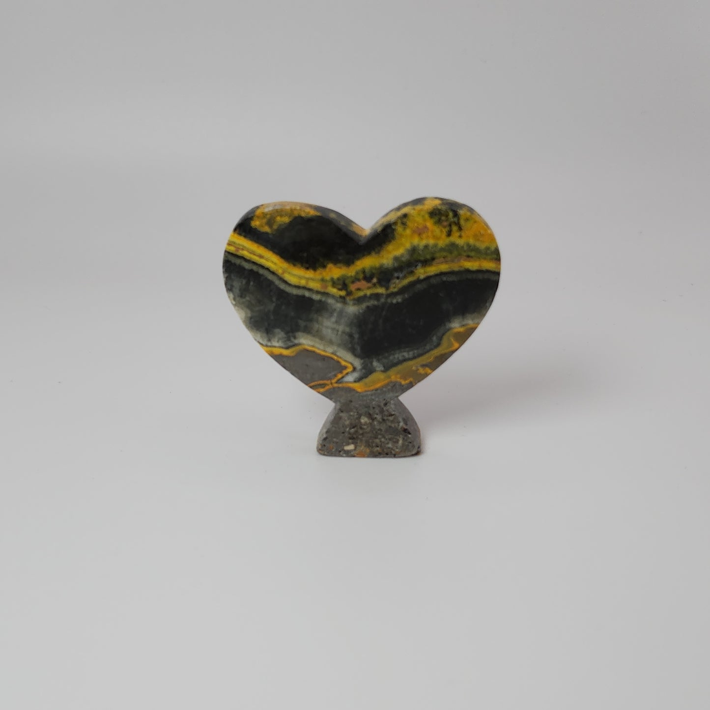 Bumble Bee Jasper Standing Heart - Indonesia