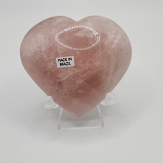 Rose Quartz Heart High Quality