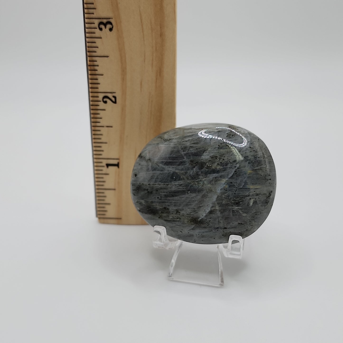 Purple Flash Labradorite Palmstone