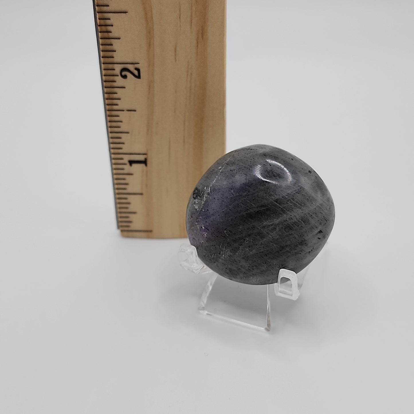 Purple Flash Labradorite Palmstone