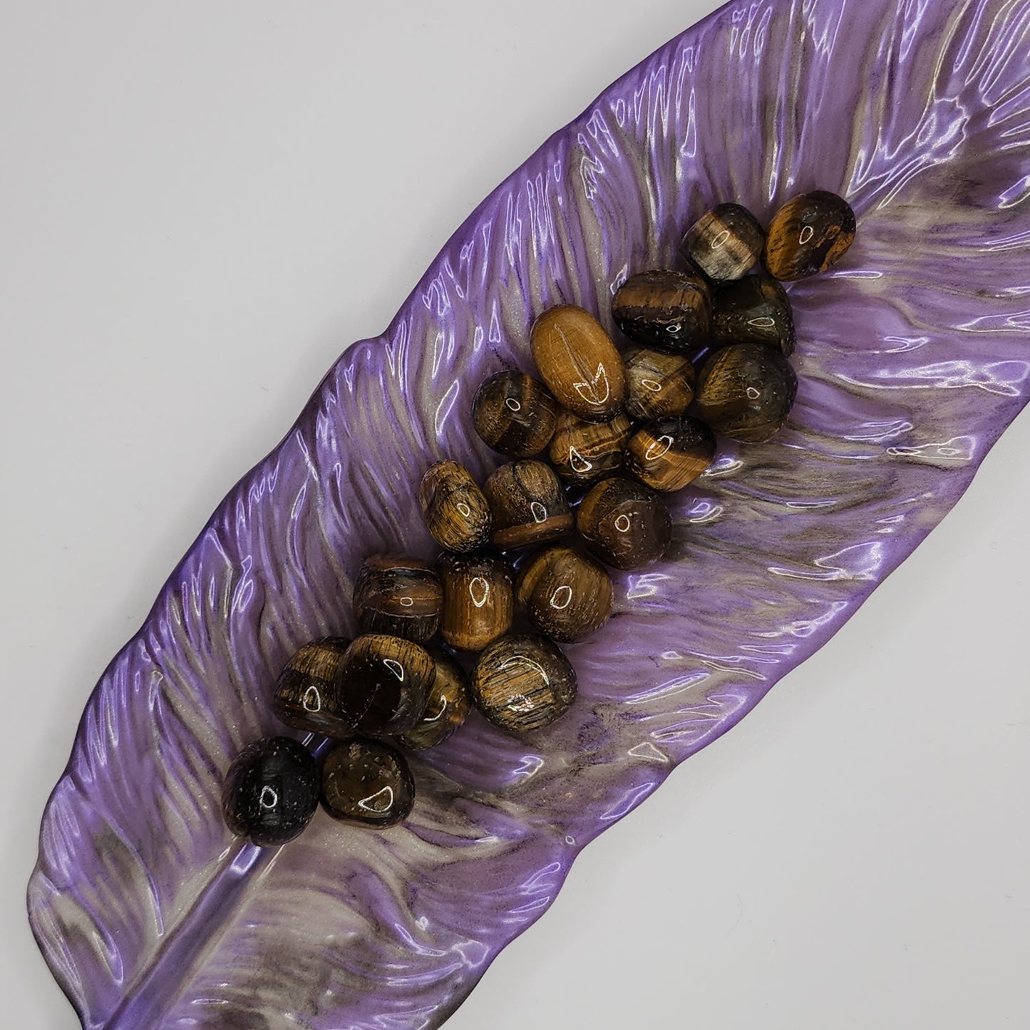 Yellow Tigers Eye Tumble Med