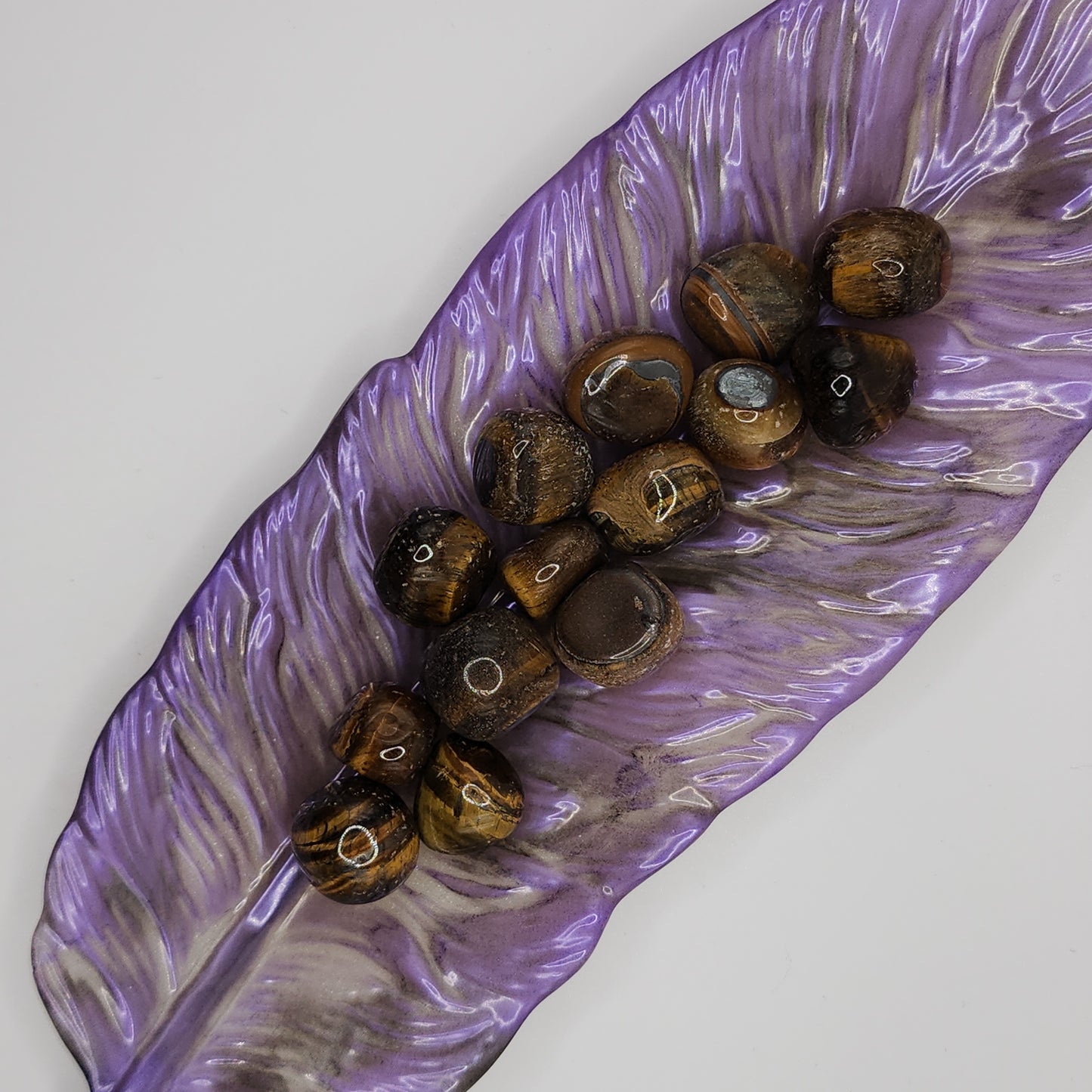 Yellow Tigers Eye Tumble