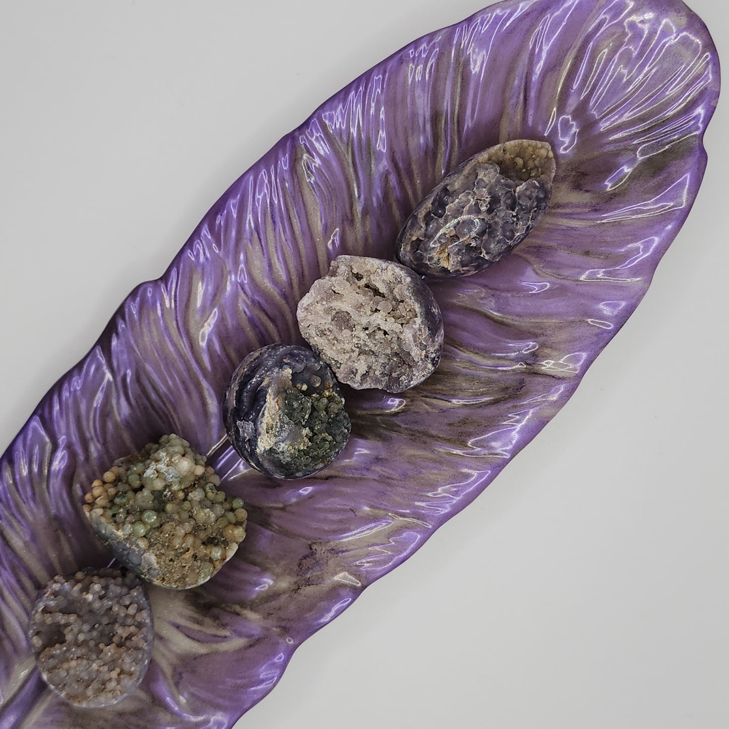 Grape Agate Tumble - Indonesia