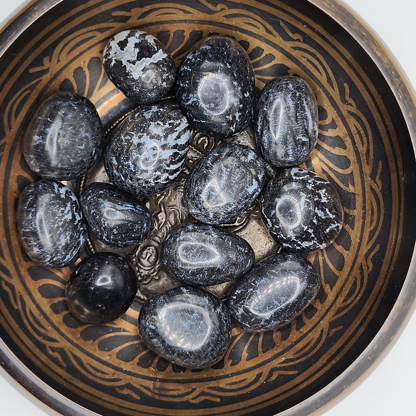 Black Fossil Tumble - Indonesia