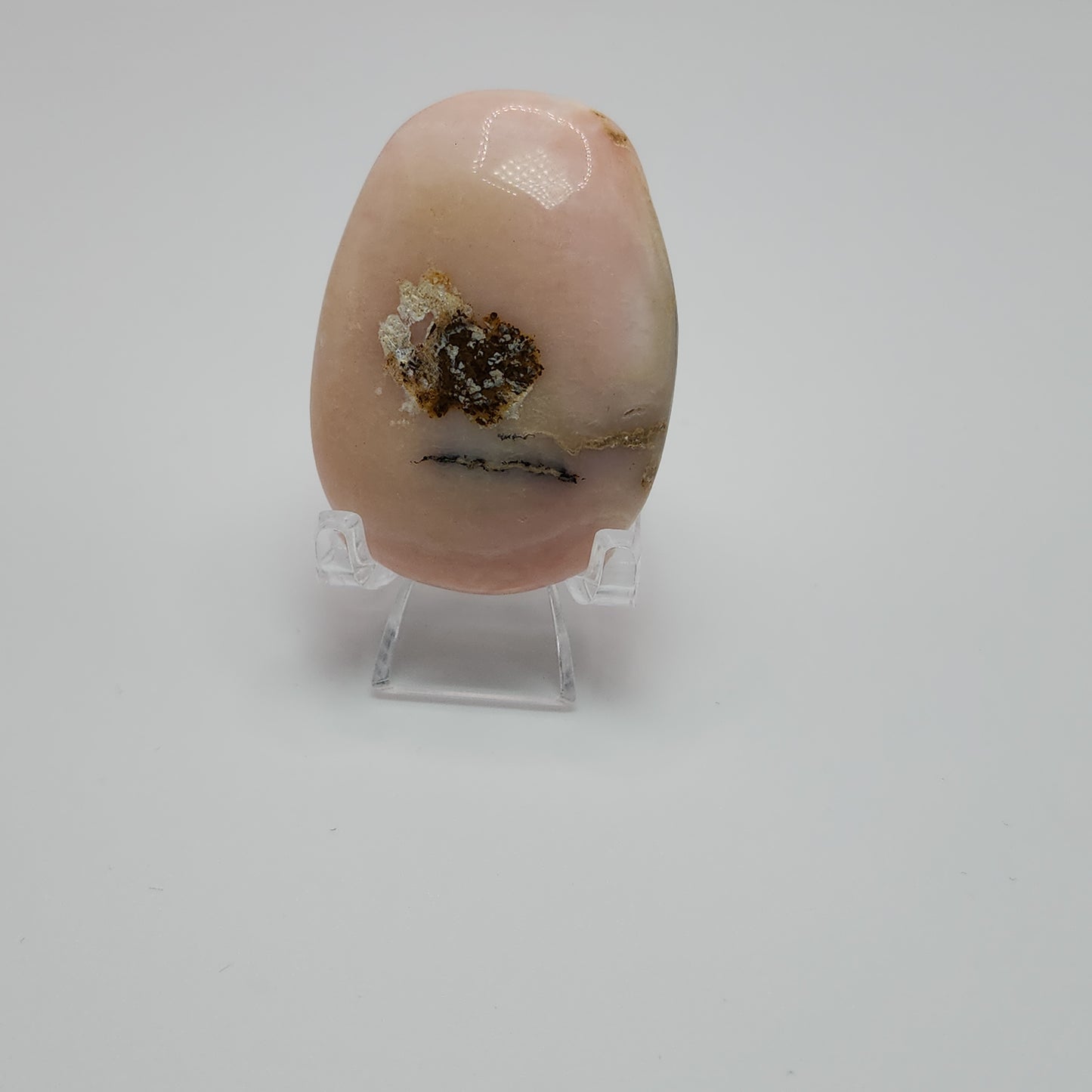 Pink Opal Palm Stone