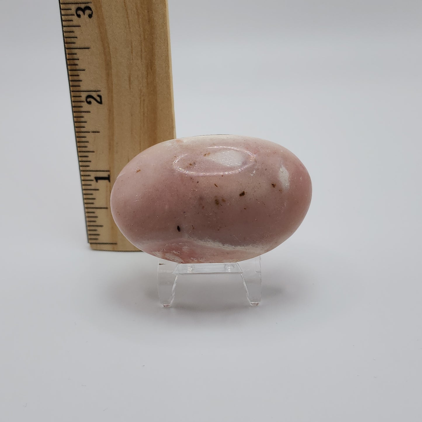 Pink Opal Palm Stone - Peru