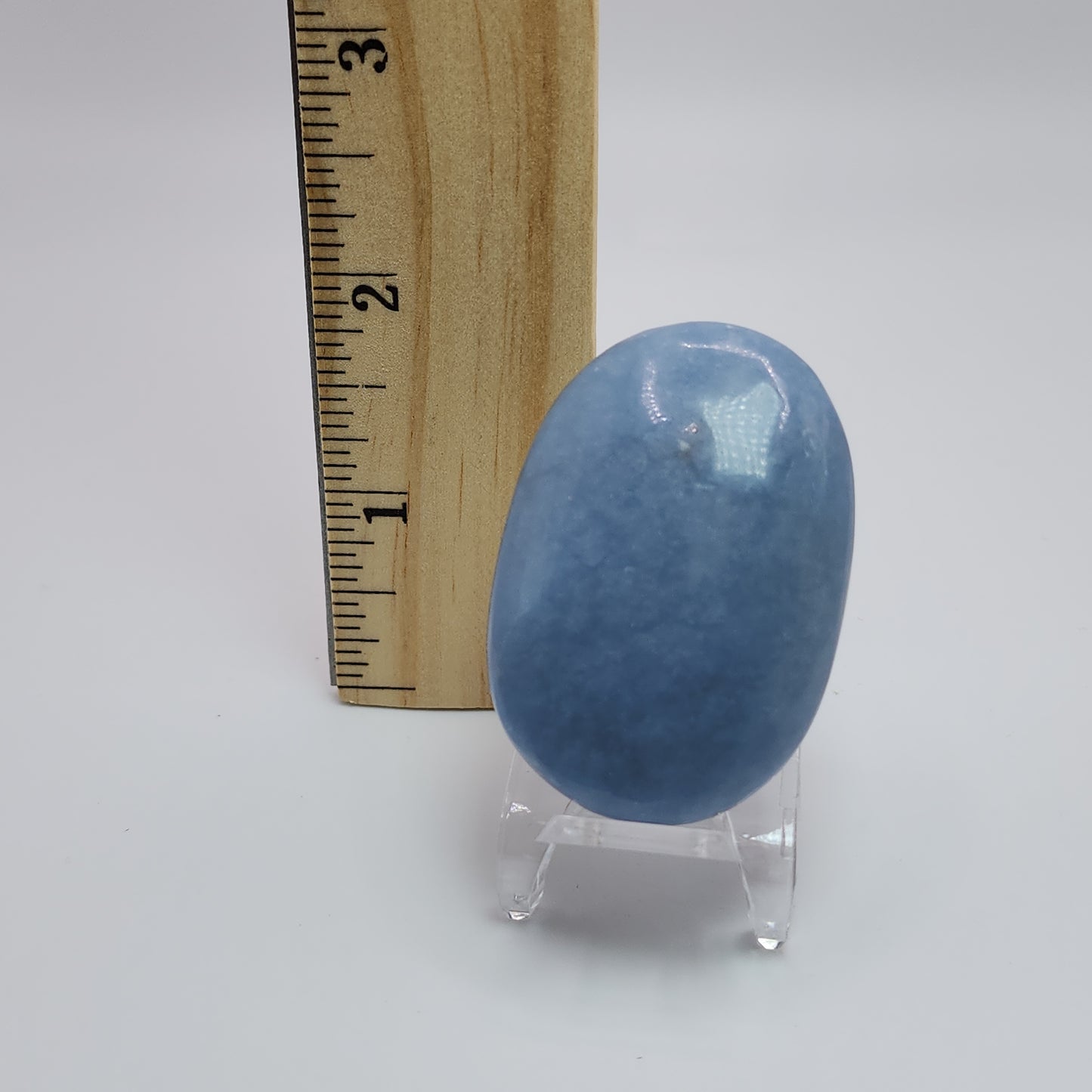 Angelite Palm Stone