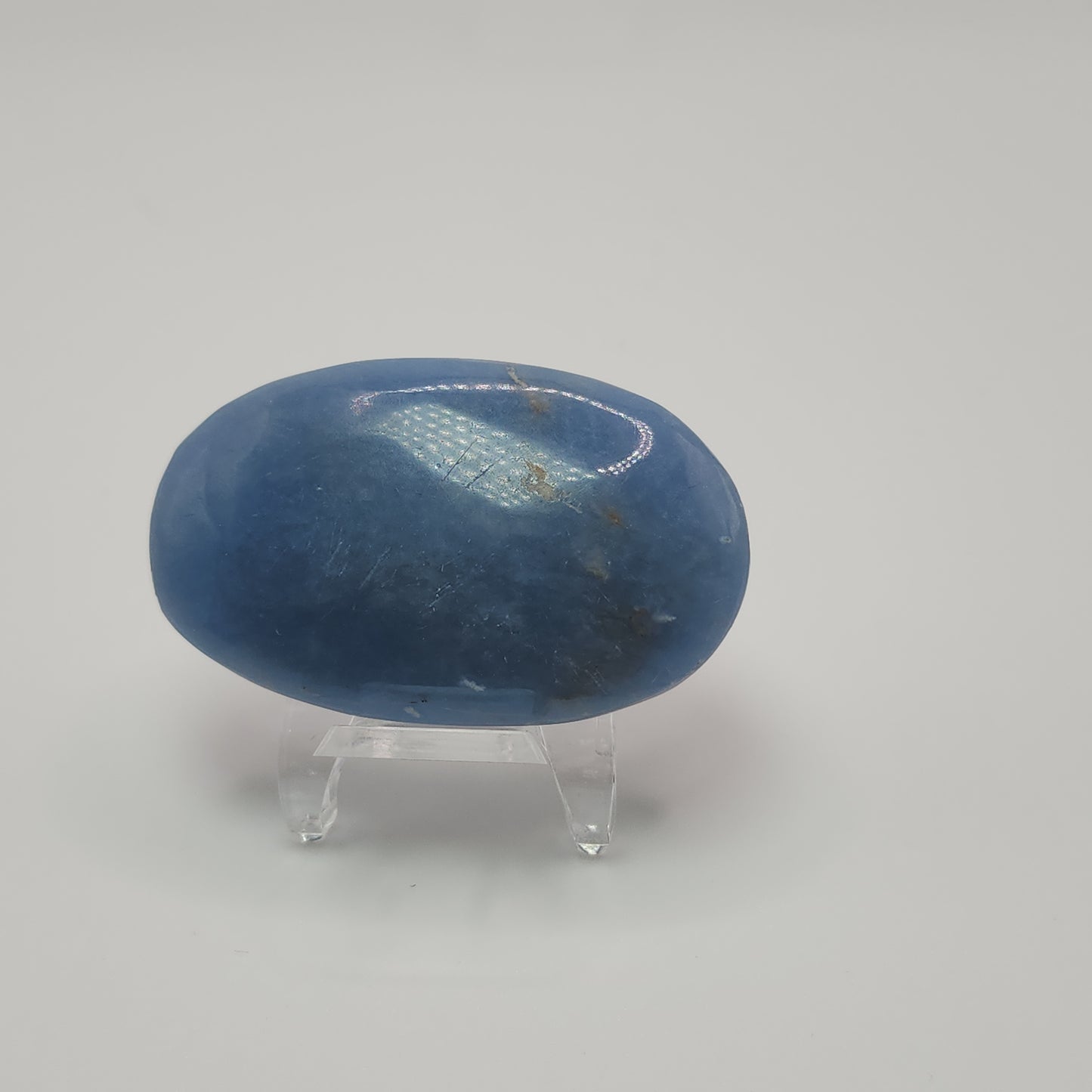 Angelite Palm Stone - Peru