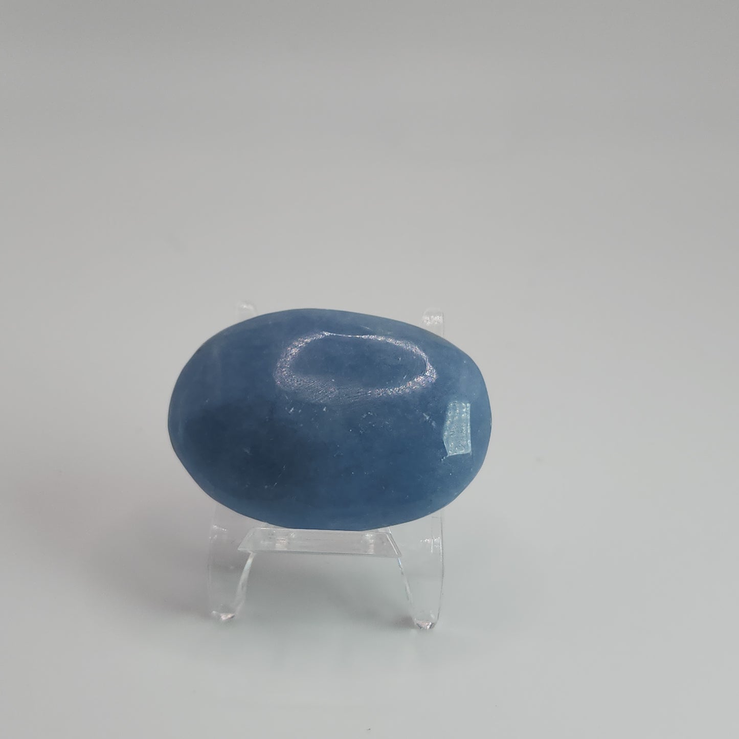 Angelite Palm Stone - Peru