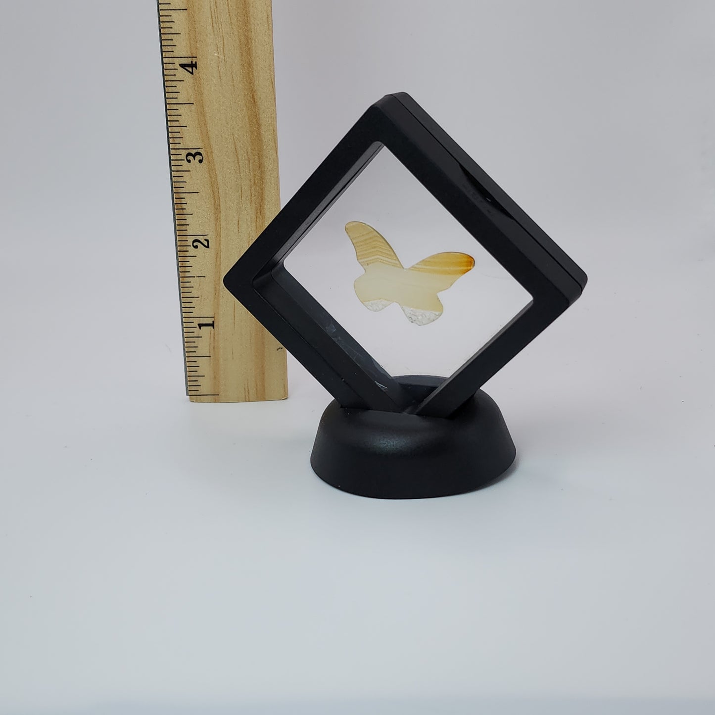 Iris Agate Butterfly Carving