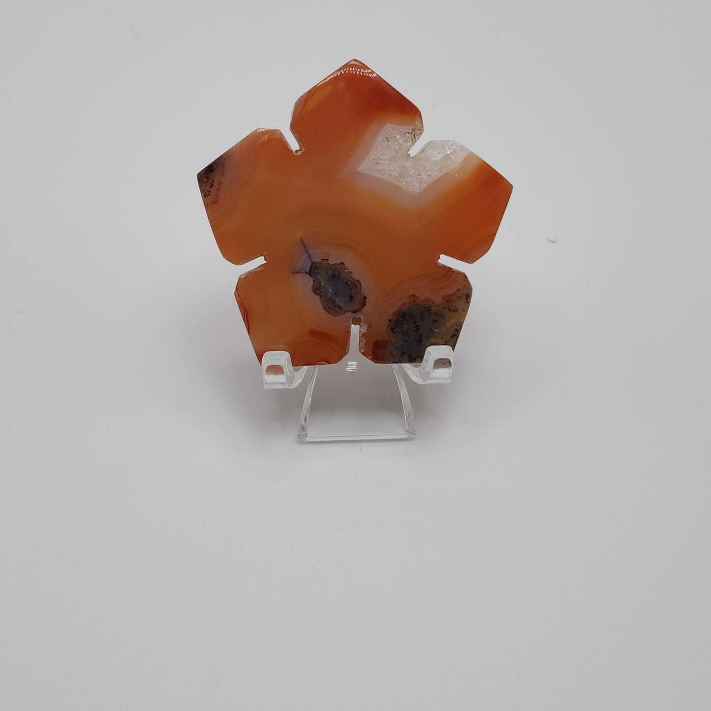 Carnelian Flower Carving - Indonesia