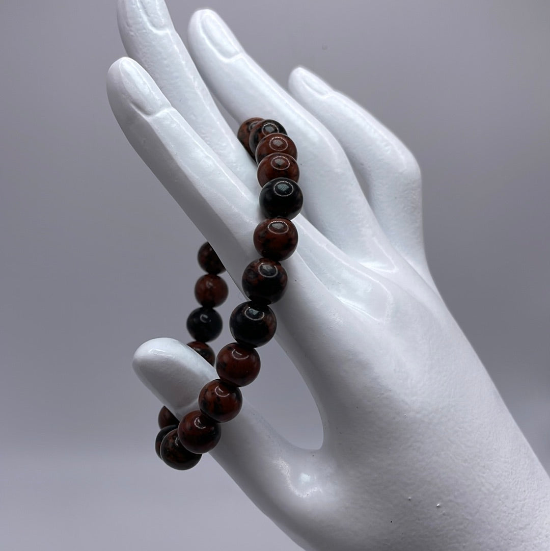 Mahogany Obsidian Bracelet - 8mm