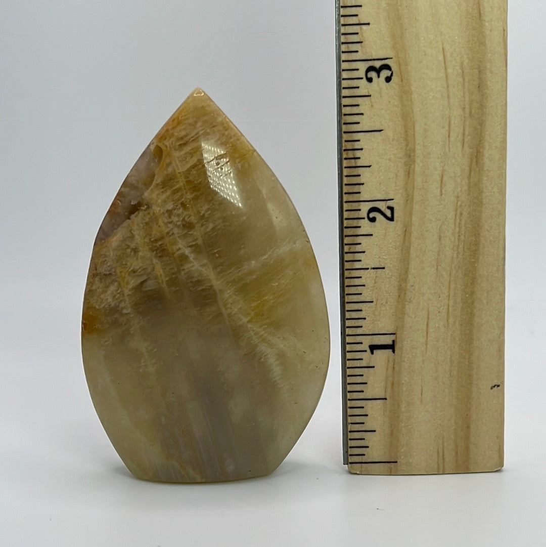 Peach Moonstone Flame