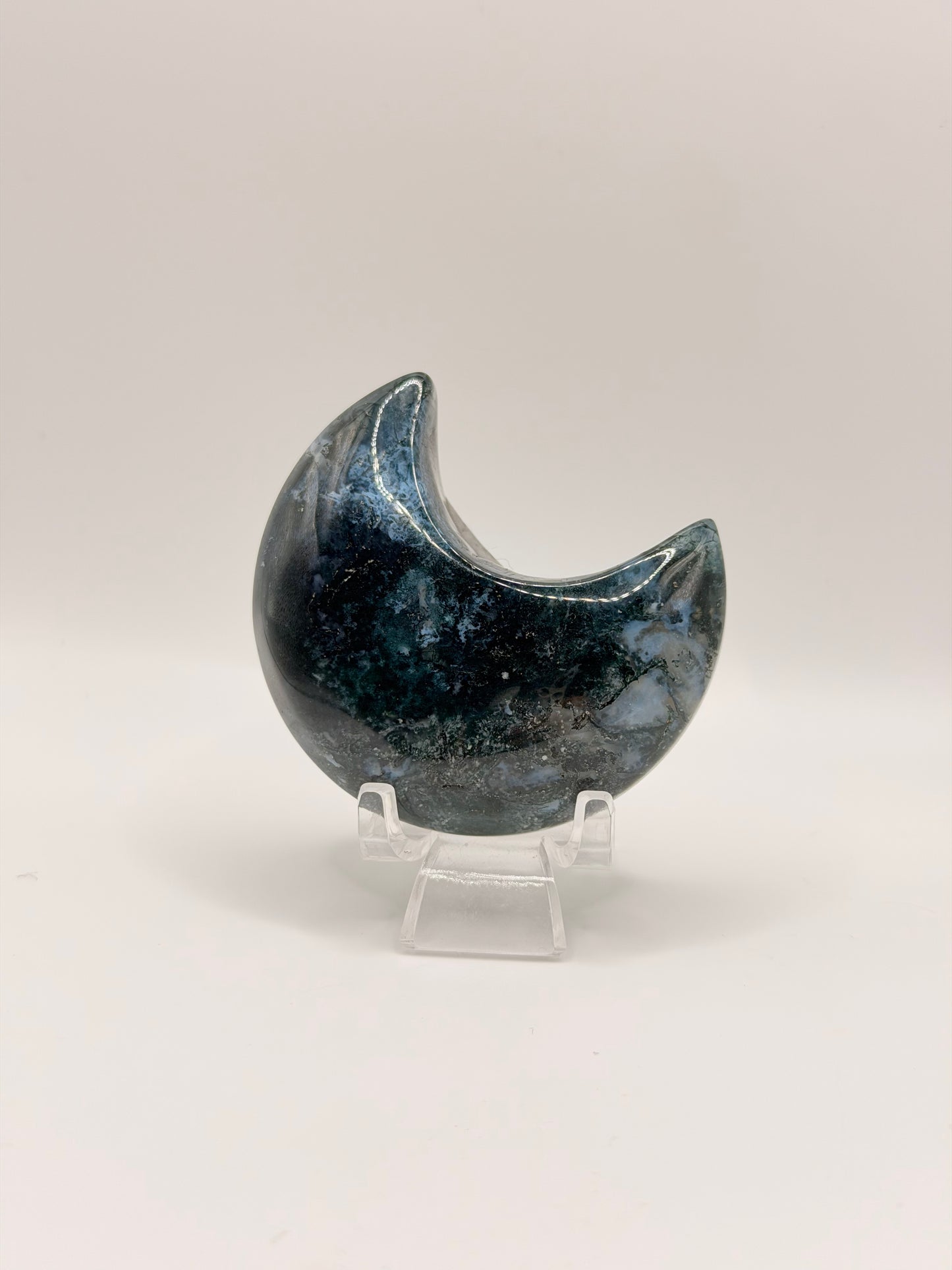 Moss Agate Moon B