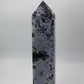 *Dyed Purple Moss Agate Tower