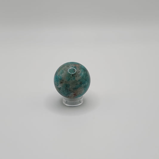 *Amazonite/Smoky Quartz/Lepidolite Spheres - 27mm