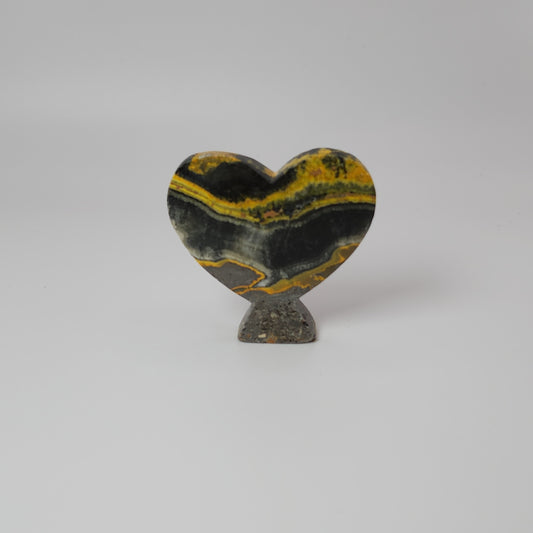 Bumble Bee Jasper Standing Heart - Indonesia