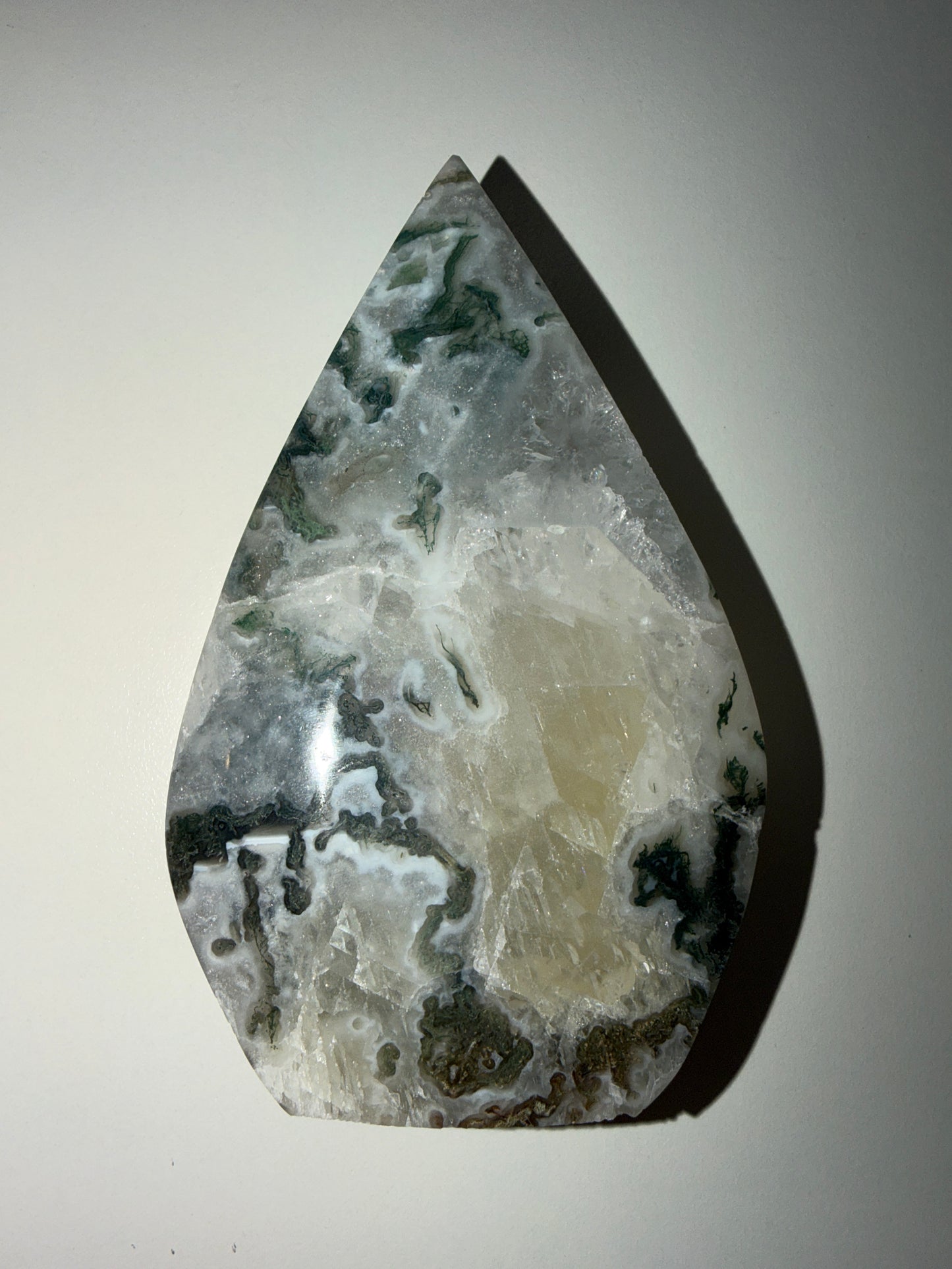 Moss Agate Water Drop