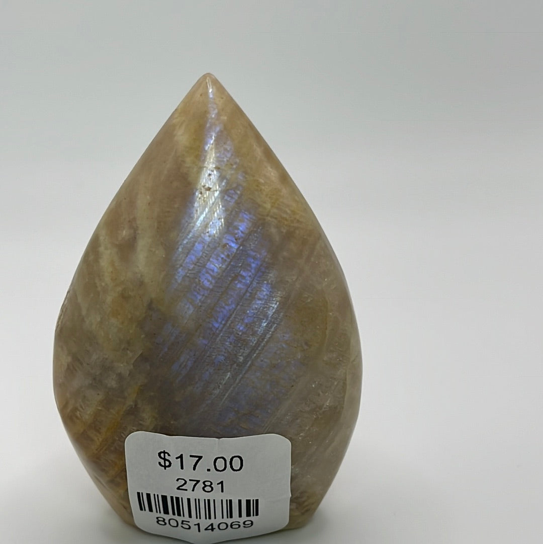 Peach Moonstone Flame
