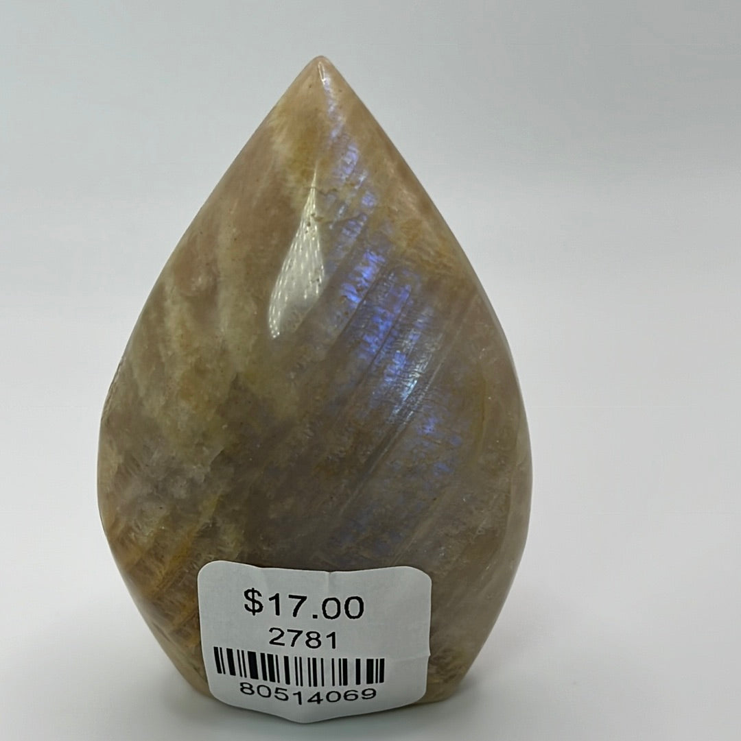 Peach Moonstone Flame