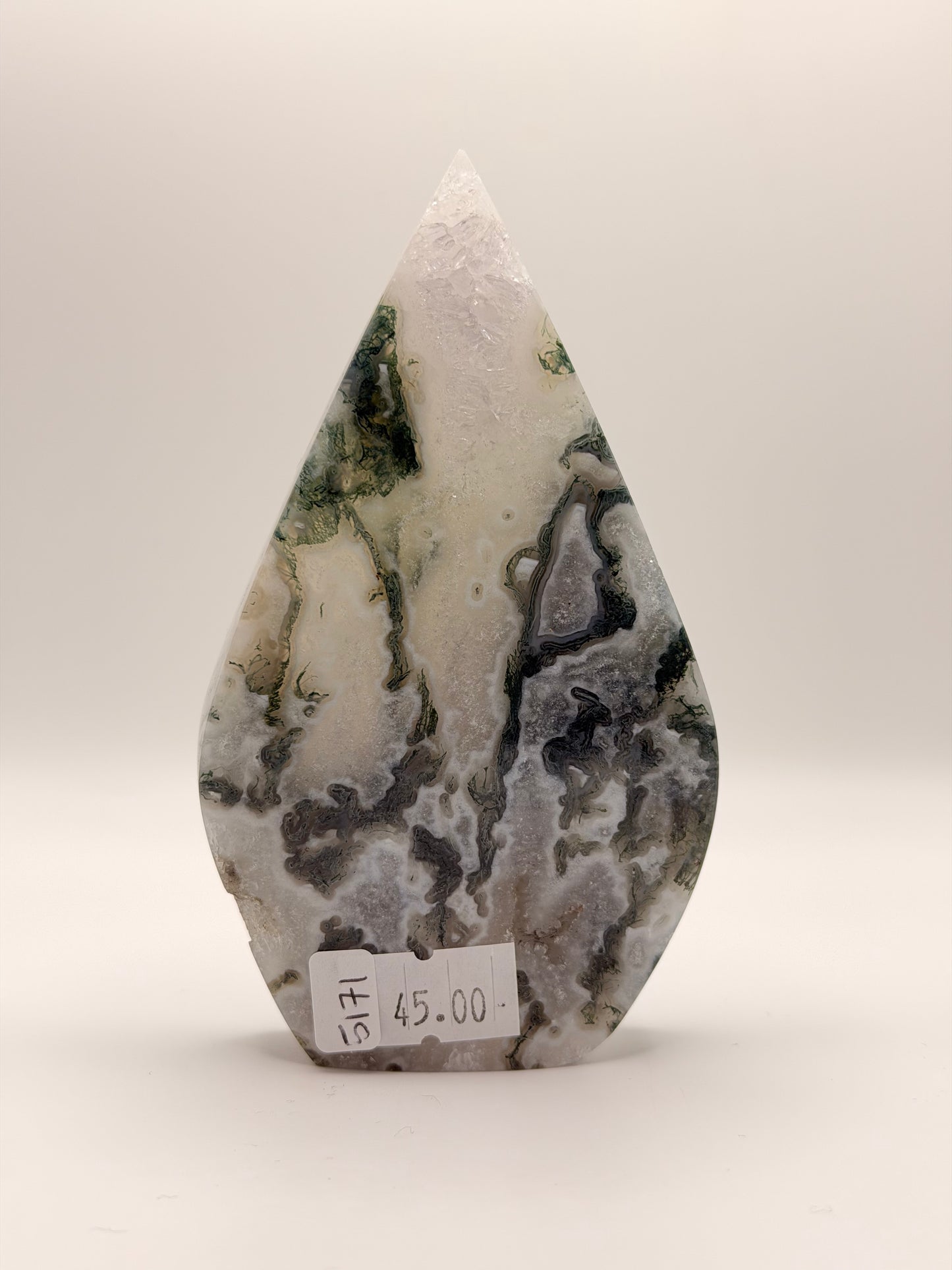 Moss Agate Water Drop B