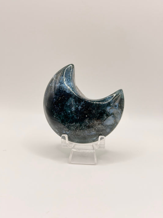 Moss Agate Moon B