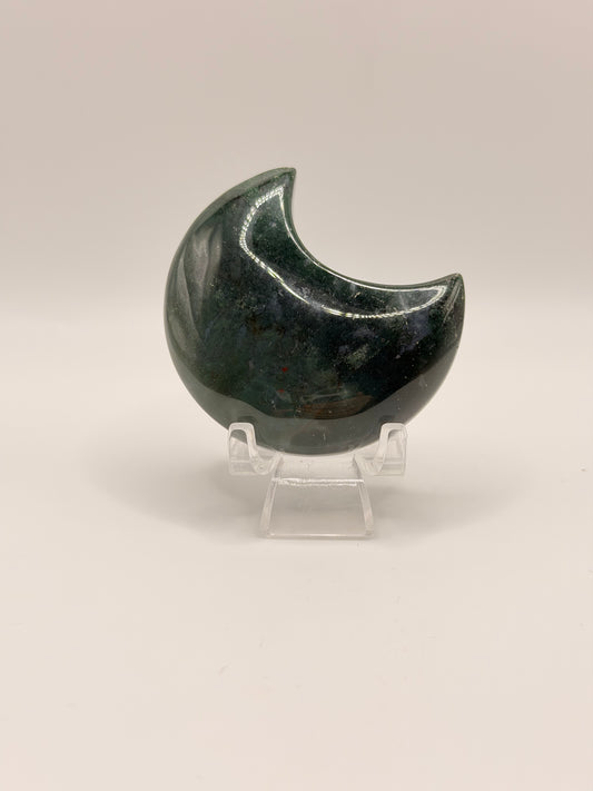 Moss Agate Moon D