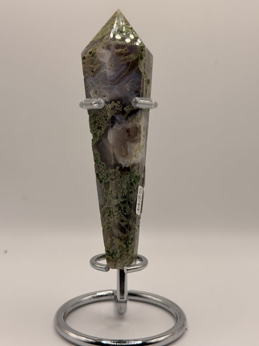 Moss Agate Scepter A