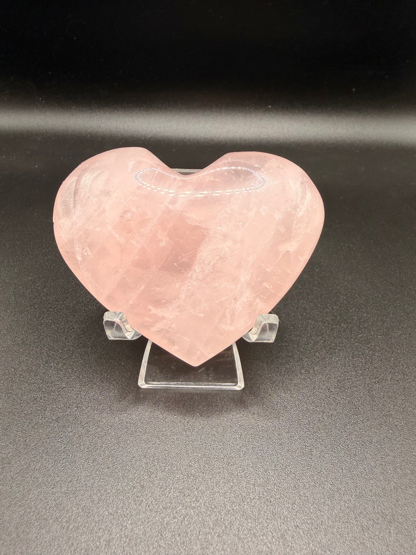 Rose Quartz Heart A