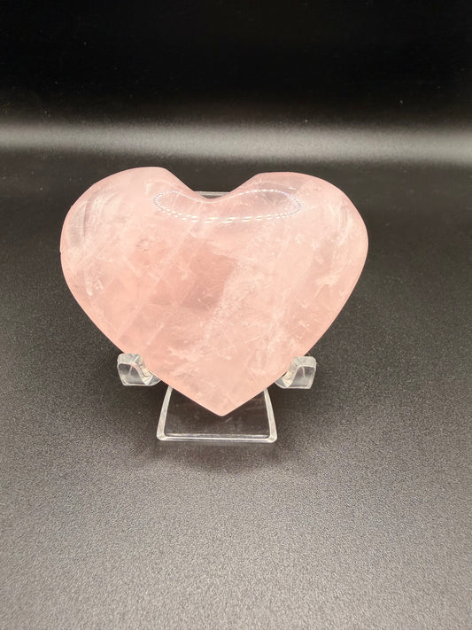 Rose Quartz Heart A