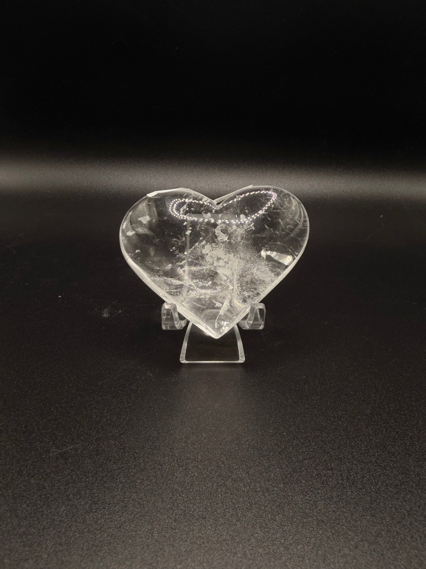 Clear Quartz Heart