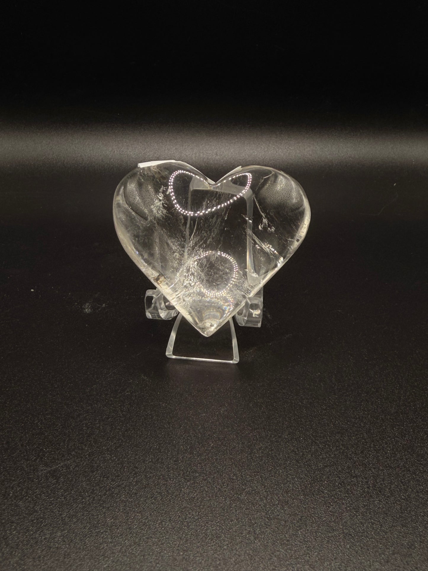 Clear Quartz Heart
