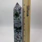 *Dyed Purple Moss Agate Tower