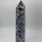 *Dyed Purple Moss Agate Tower