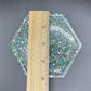 Extra Sparkle Resin Coaster