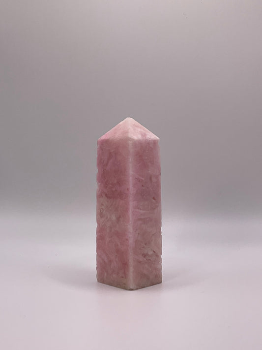 Pink Aragonite Tower - Small